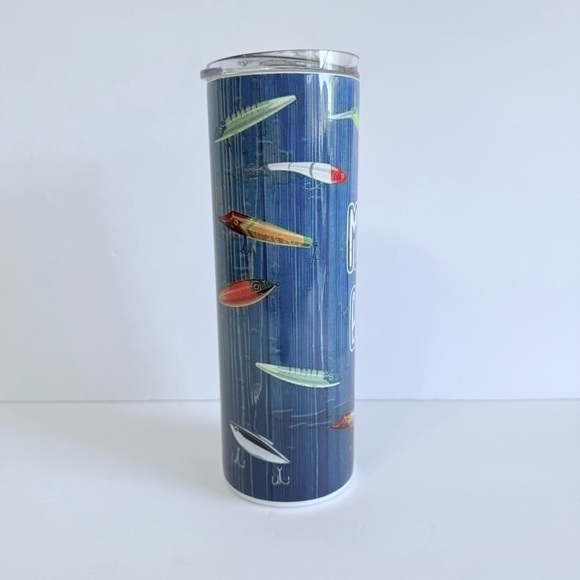 Master Baiter Fishing 20oz Skinny Tumbler - Picture 4 of 4